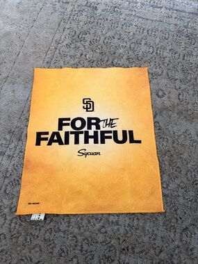San Diego Padres "For The Faithful" Yellow Rally Towel